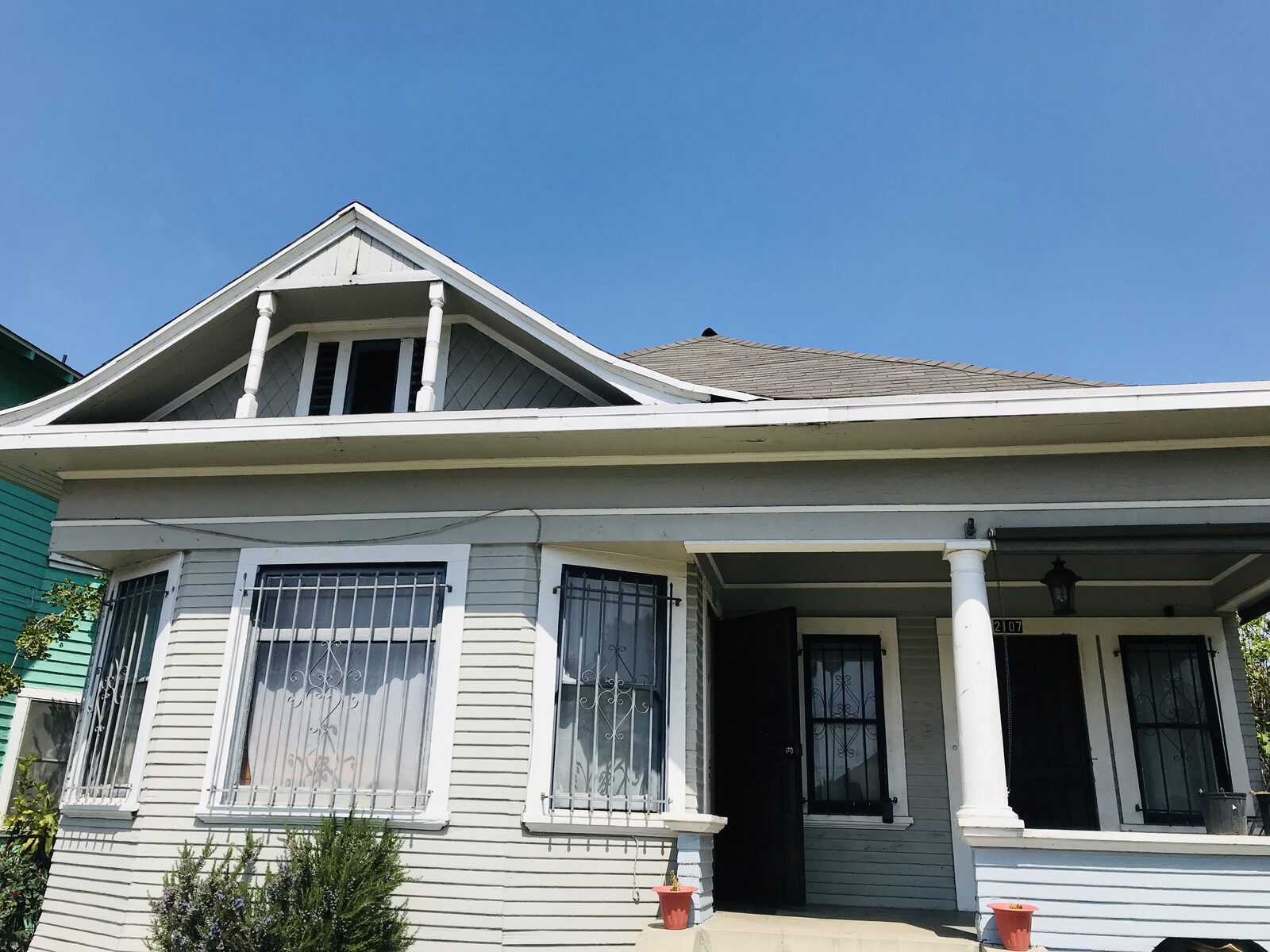Front exterior of the house